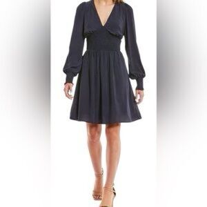 Gianni Bini Deep Navy Long Sleeve Dress
